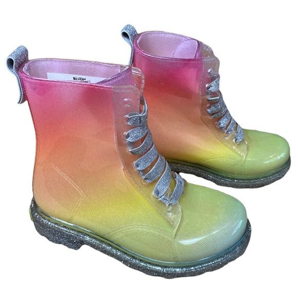 Western Chief Shoes Western Chief Toddler Girl Size 1 Rainbow Jelly